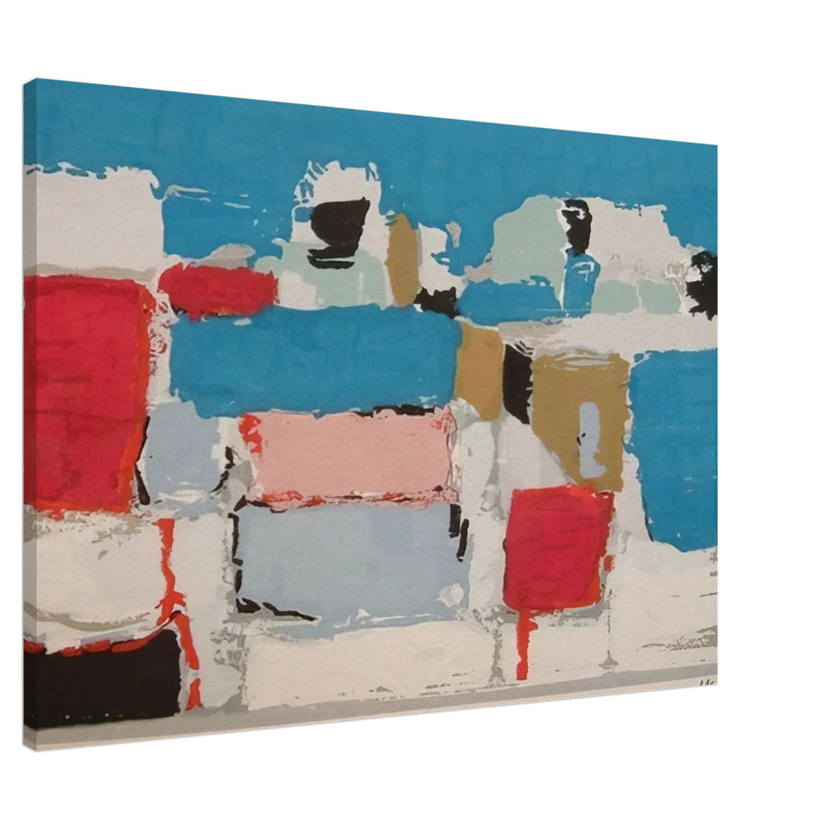 Méditerranée 01 - Art Informel Canvas | Nicolas de Stael Canvas | Nicolas De Stael Shop