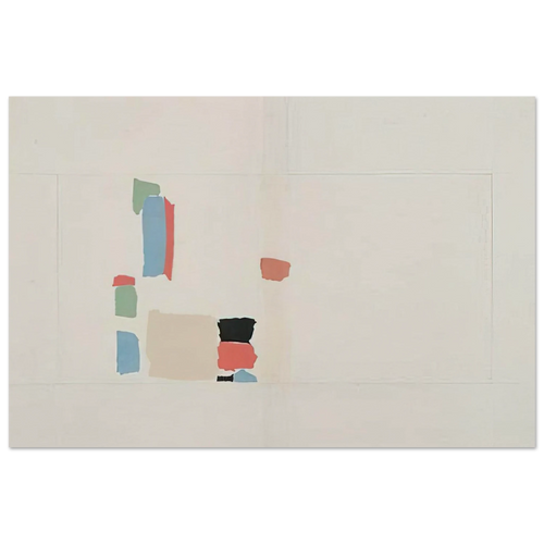 Abstract Composition - Lyrical Abstraction Poster | Nicolas de Stael Poster | Nicolas De Stael Shop