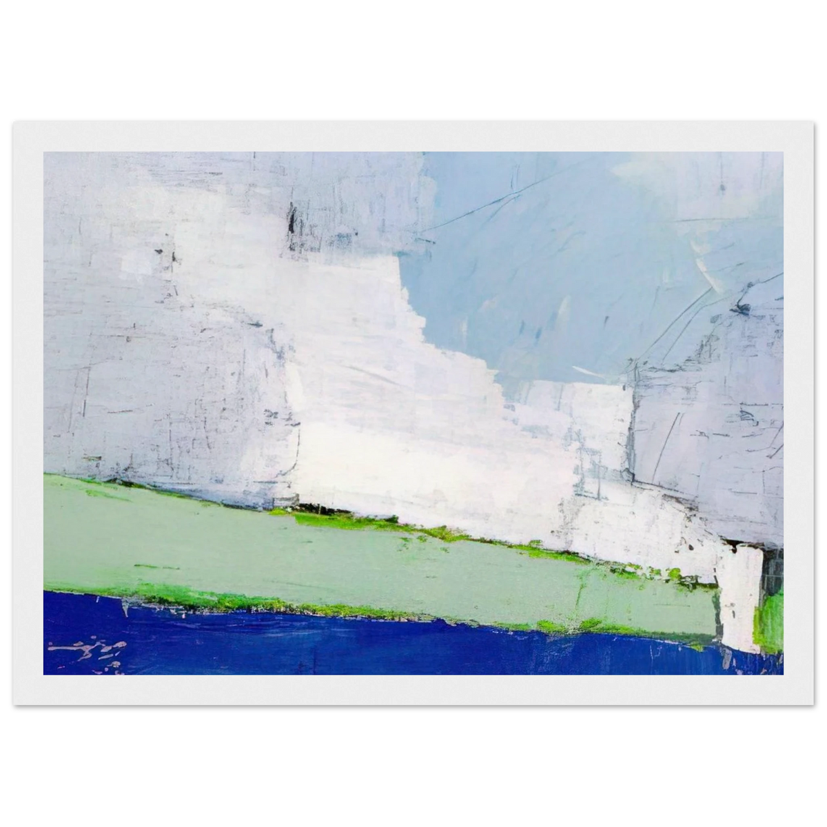 Paysage de Vaucluse No. 3 - 1953 Framed Poster | Nicolas de Stael Framed Prints Wall Art | Nicolas De Stael Shop