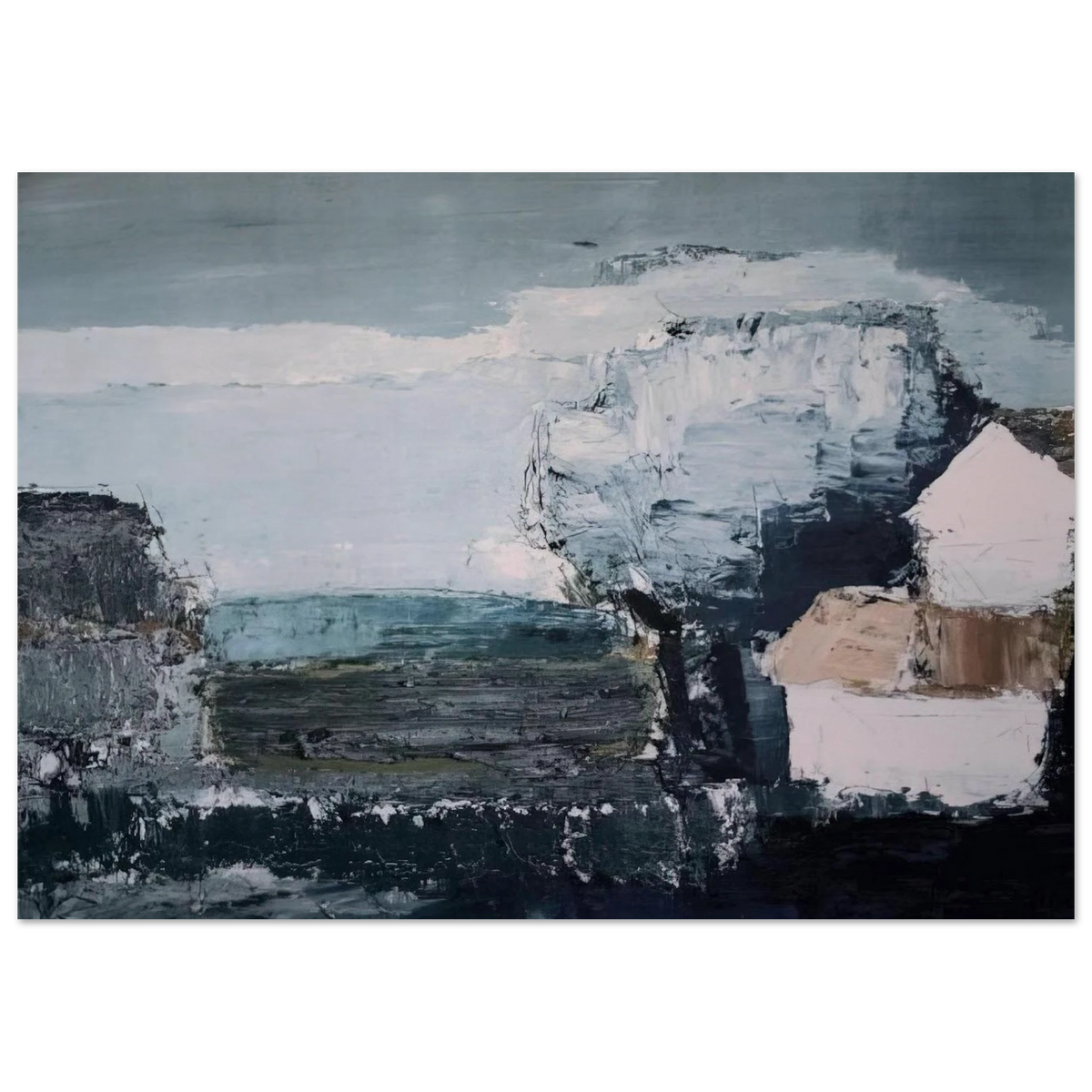 Paysage méditerranéen - 1953 Poster | Nicolas de Stael Poster | Nicolas De Stael Shop