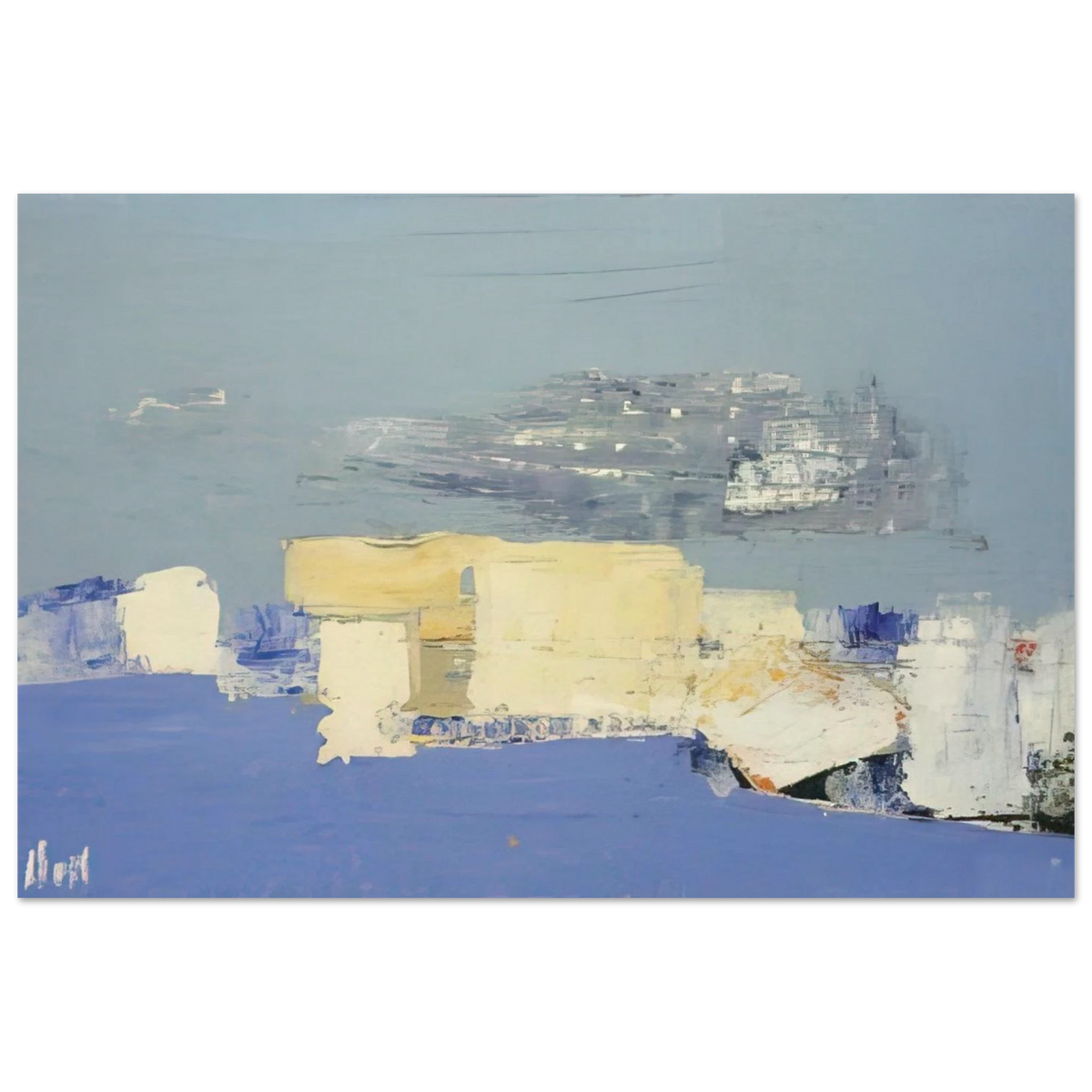 Paysage méditerranéen - Art Informel Poster | Nicolas de Stael Poster | Nicolas De Stael Shop
