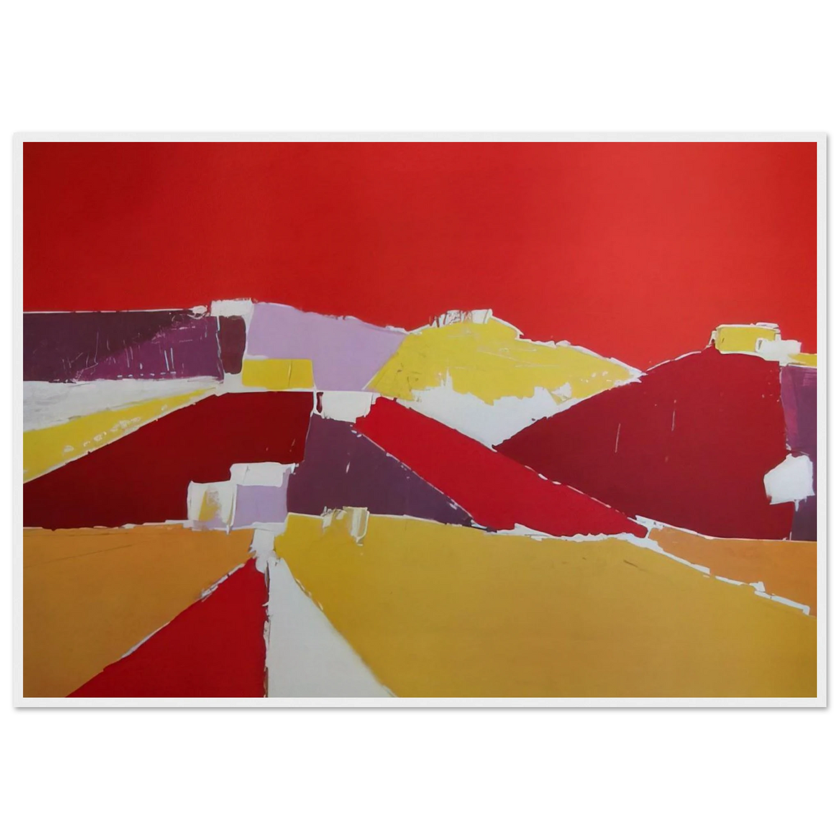 Agrigente - 1953 Framed Poster | Nicolas de Stael Framed Prints Wall Art | Nicolas De Stael Shop