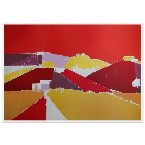 Agrigente - 1953 Framed Poster | Nicolas de Stael Framed Prints Wall Art | Nicolas De Stael Shop