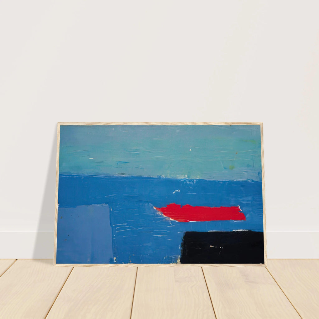 Bâteau - Lyrical Abstraction Framed Poster | Nicolas de Stael Framed Prints Wall Art | Nicolas De Stael Shop