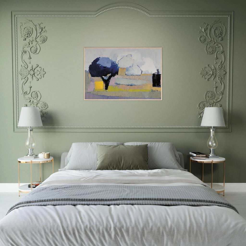 Paysage de Provence - Art Informel Framed Poster | Nicolas de Stael Framed Prints Wall Art | Nicolas De Stael Shop