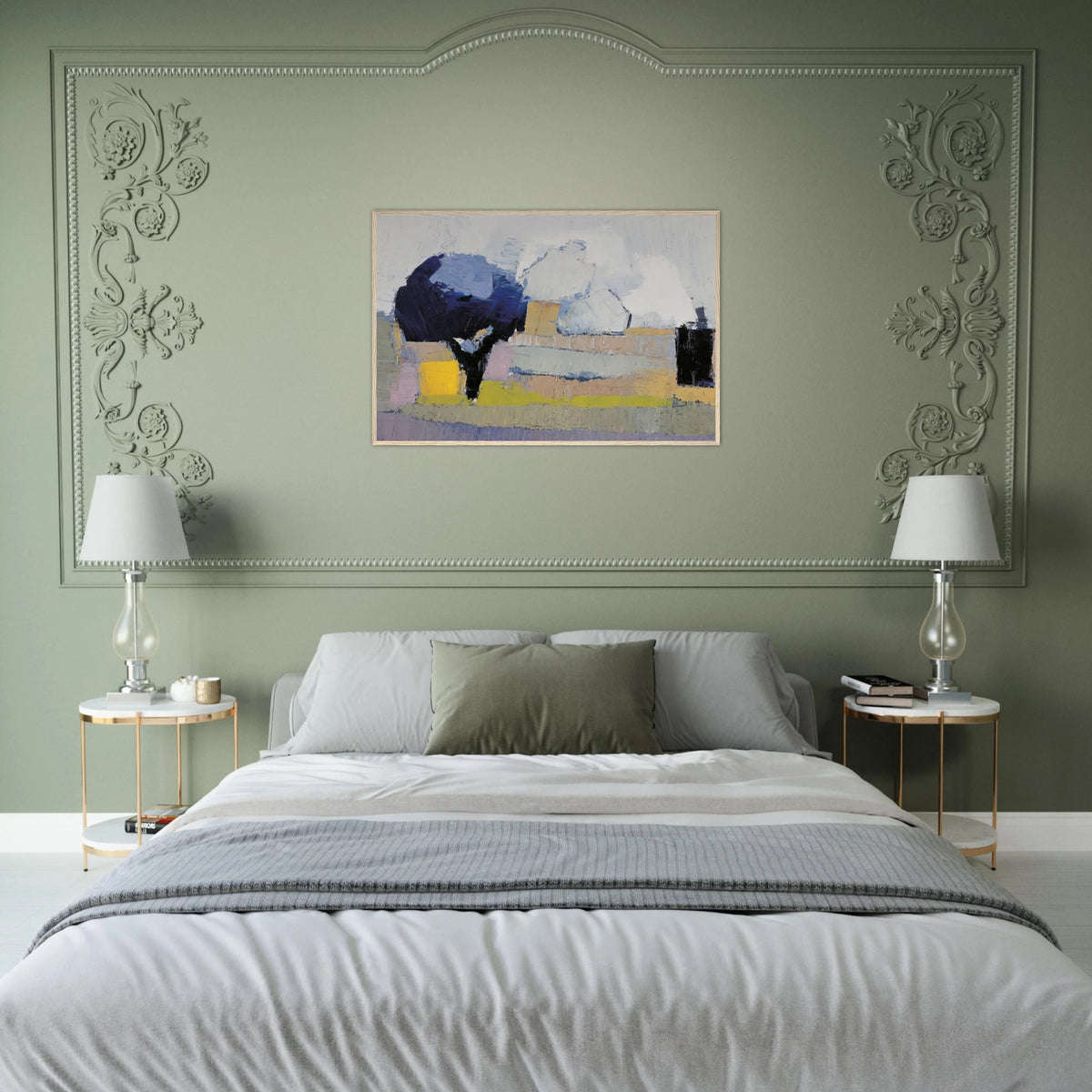 Paysage de Provence - Art Informel Framed Poster | Nicolas de Stael Framed Prints Wall Art | Nicolas De Stael Shop
