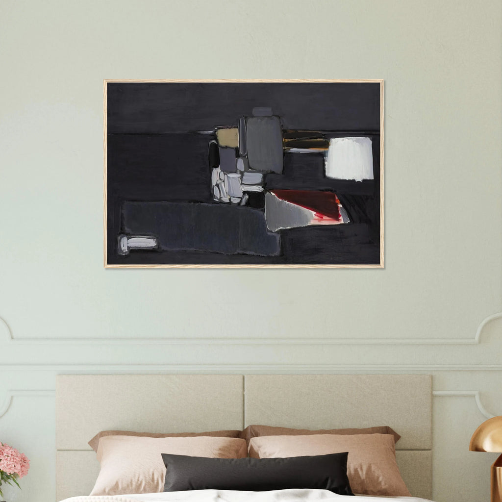 Nature morte en gris - 1955 Framed Poster | Nicolas de Stael Framed Prints Wall Art | Nicolas De Stael Shop