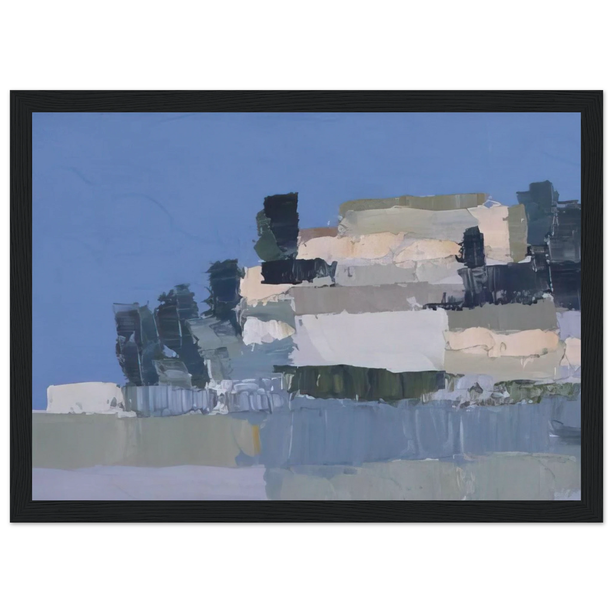 Ménerbes - Art Informel Framed Poster | Nicolas de Stael Framed Prints Wall Art | Nicolas De Stael Shop