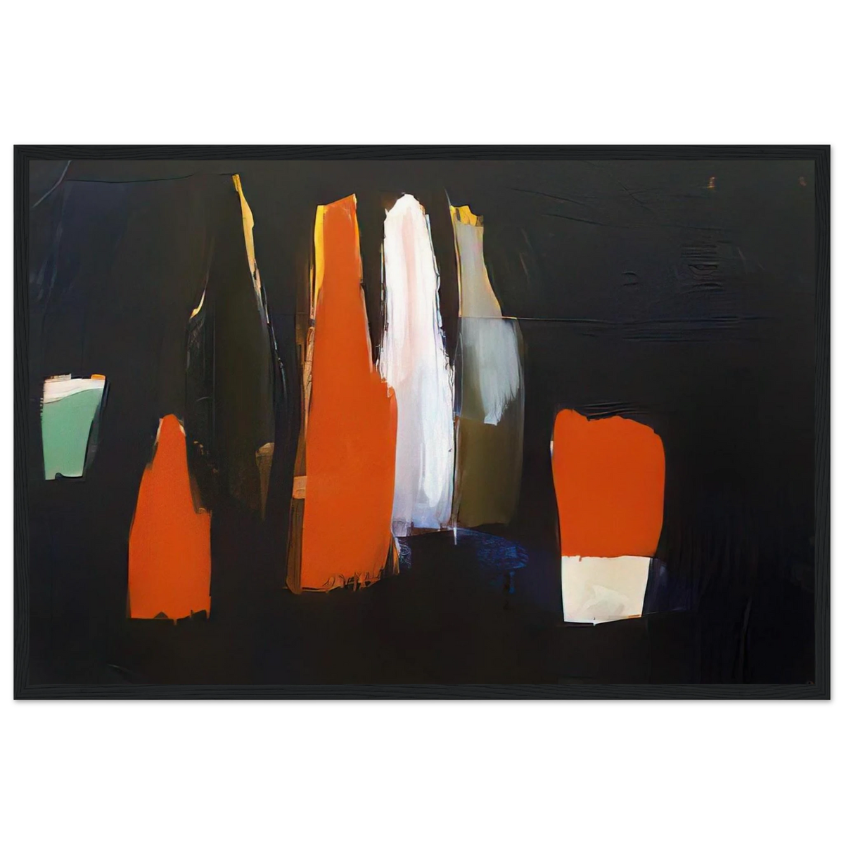 Bouteilles - Art Informel Framed Poster | Nicolas de Stael Framed Prints Wall Art | Nicolas De Stael Shop