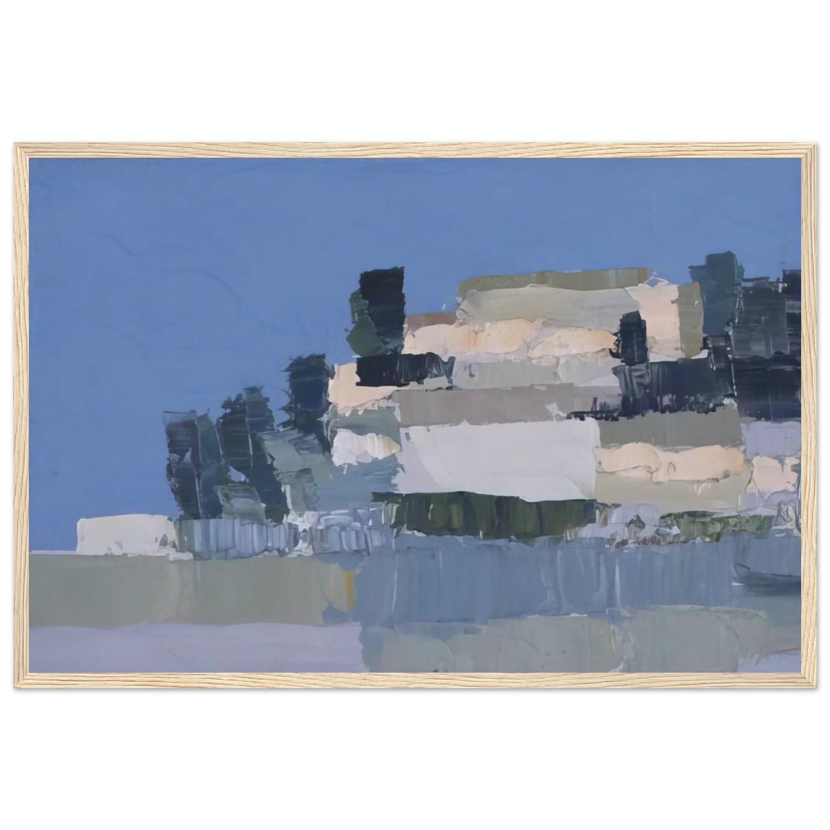Ménerbes - Art Informel Framed Poster | Nicolas de Stael Framed Prints Wall Art | Nicolas De Stael Shop