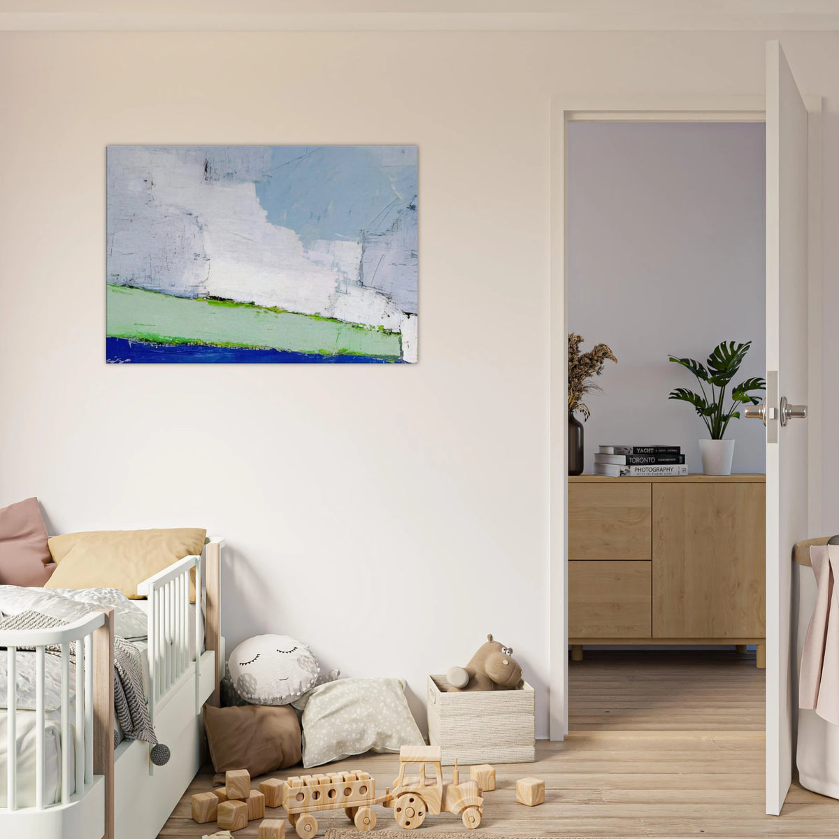 Paysage de Vaucluse No. 3 - 1953 Canvas | Nicolas de Stael Canvas | Nicolas De Stael Shop