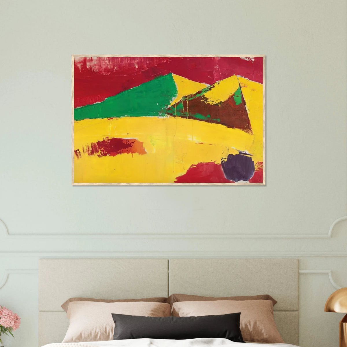 Sicile Agrigente - 1953 Framed Poster | Nicolas de Stael Framed Prints Wall Art | Nicolas De Stael Shop