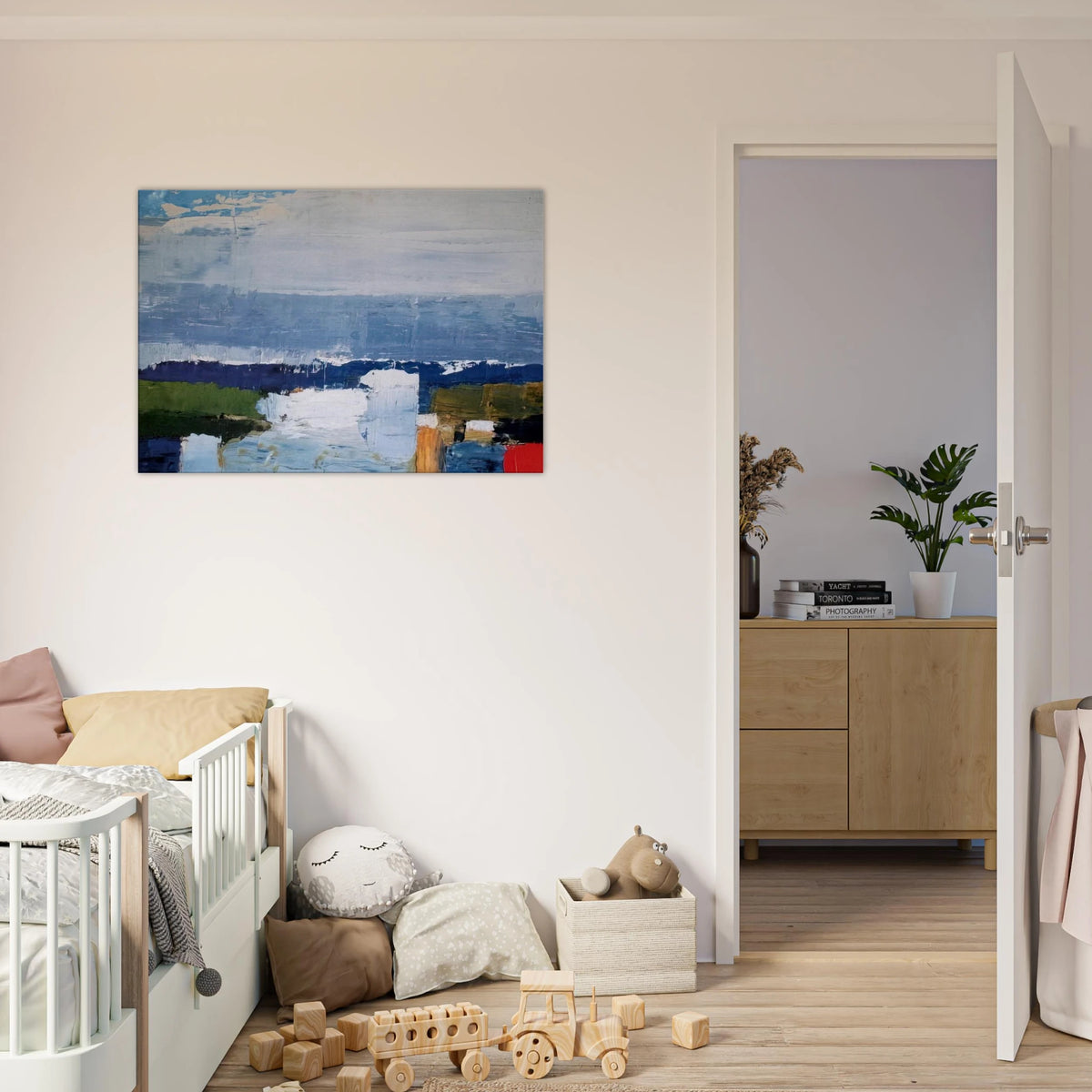 Paysage du midi - Art Informel Canvas | Nicolas de Stael Canvas | Nicolas De Stael Shop
