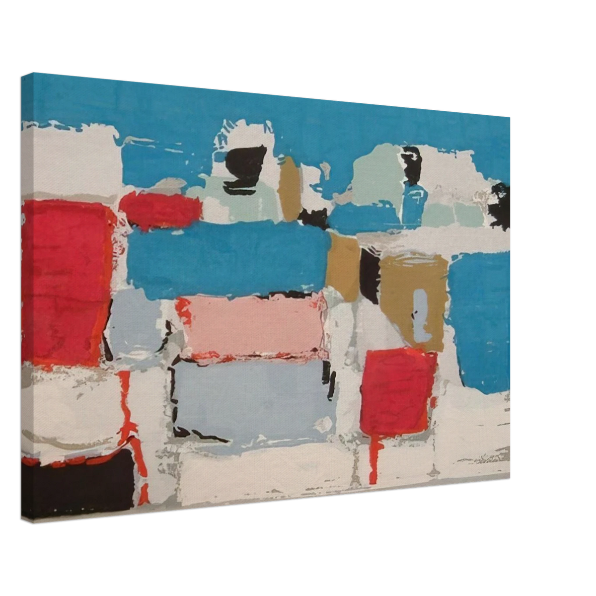 Méditerranée 01 - Art Informel Canvas | Nicolas de Stael Canvas | Nicolas De Stael Shop