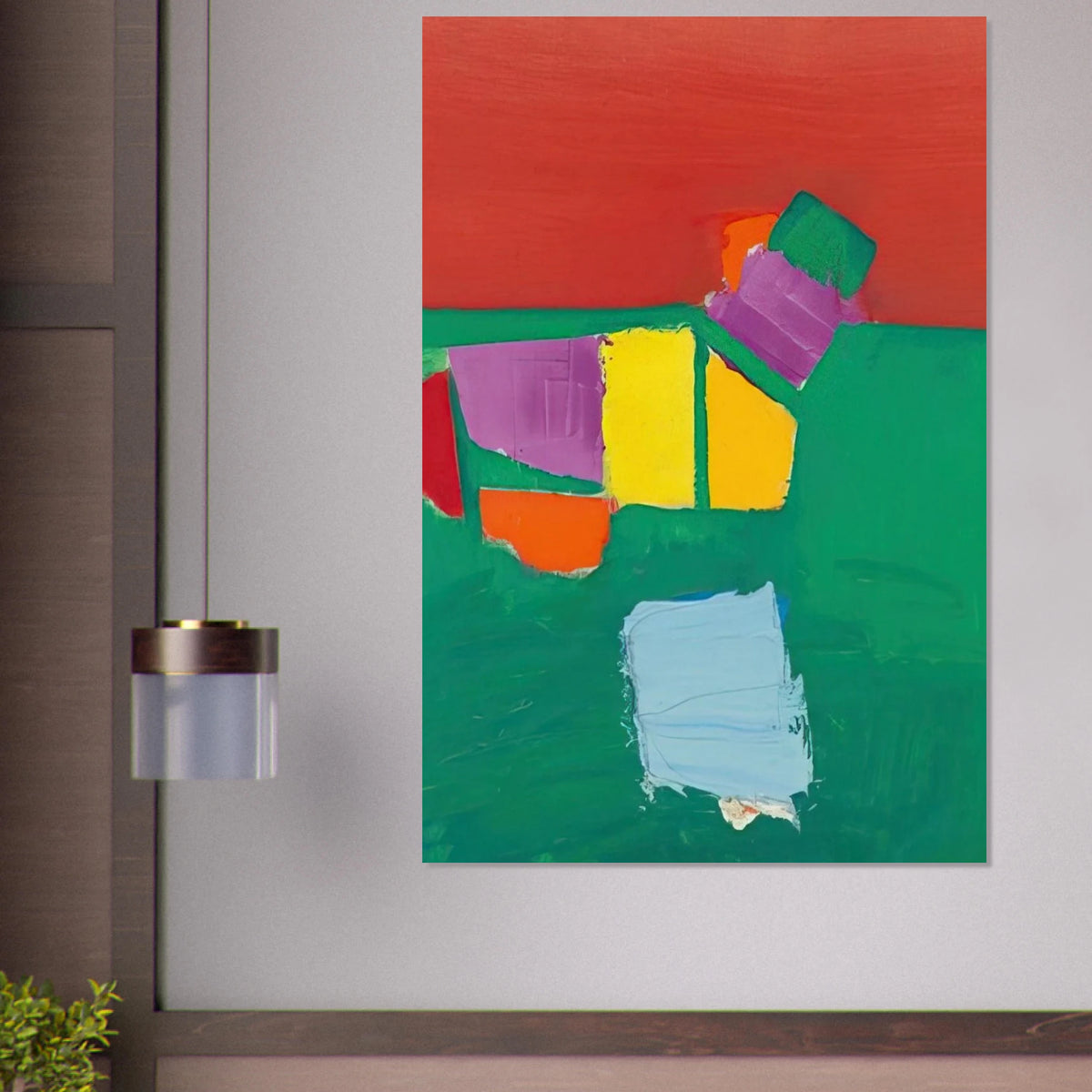 Les Martigues Composition - 1954 Poster | Nicolas de Stael Poster | Nicolas De Stael Shop