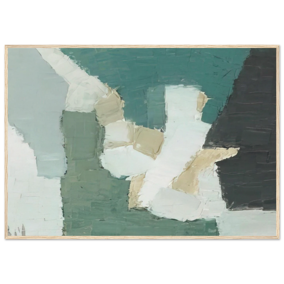 Composition - 1949 Framed Poster | Nicolas de Stael Framed Prints Wall Art | Nicolas De Stael Shop