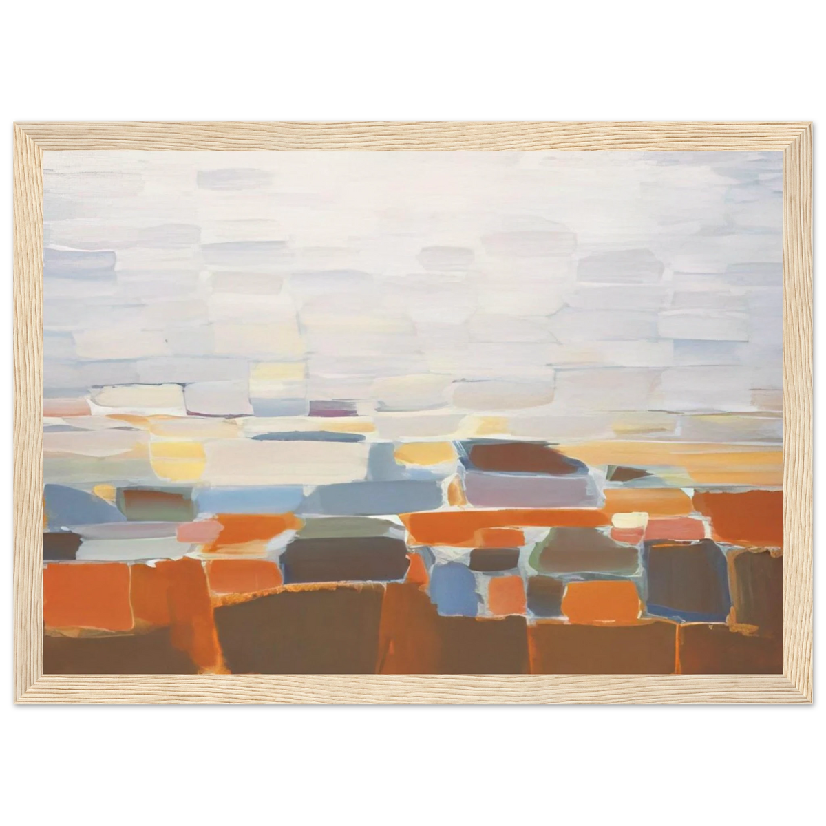 Ciel - Art Informel Framed Poster | Nicolas de Stael Framed Prints Wall Art | Nicolas De Stael Shop