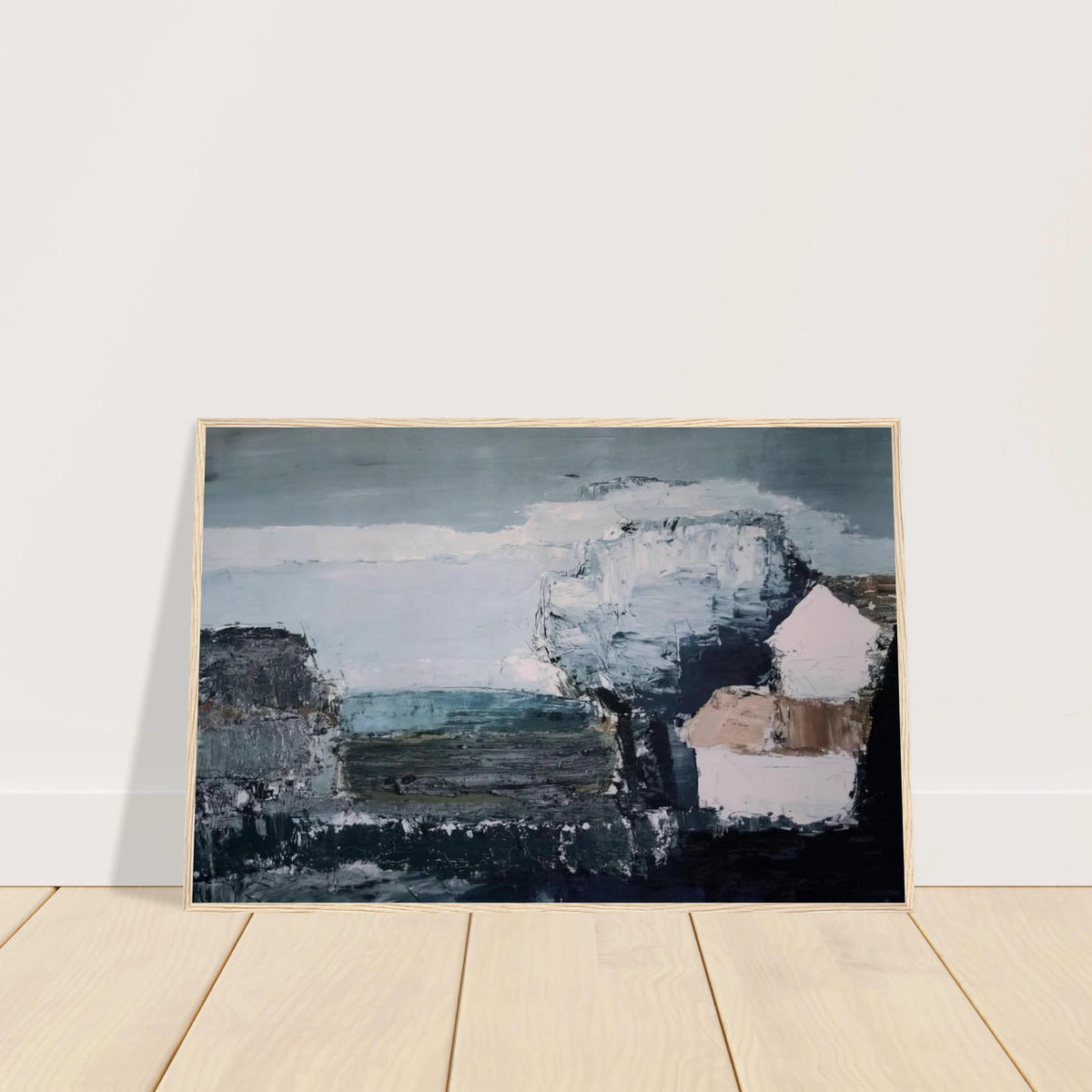 Paysage méditerranéen - 1953 Framed Poster | Nicolas de Stael Framed Prints Wall Art | Nicolas De Stael Shop