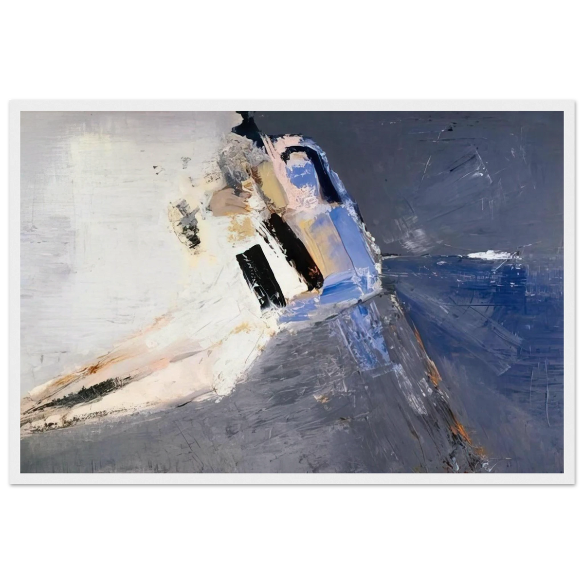 Figure accoudée - 1953 Framed Poster | Nicolas de Stael Framed Prints Wall Art | Nicolas De Stael Shop