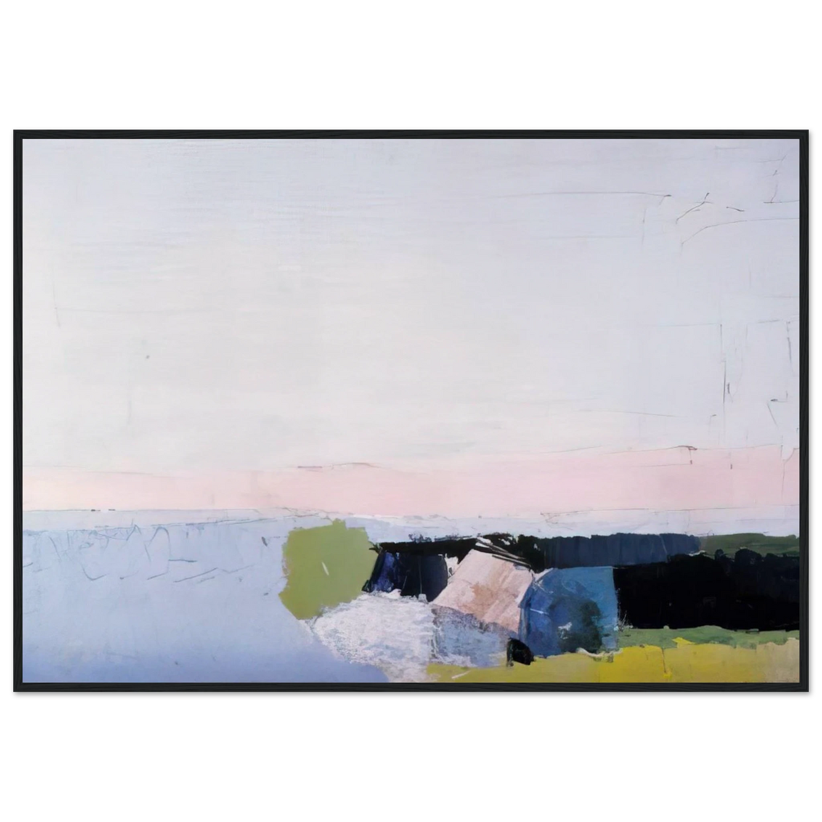 Bord de Mer - 1952 Framed Poster | Nicolas de Stael Framed Prints Wall Art | Nicolas De Stael Shop