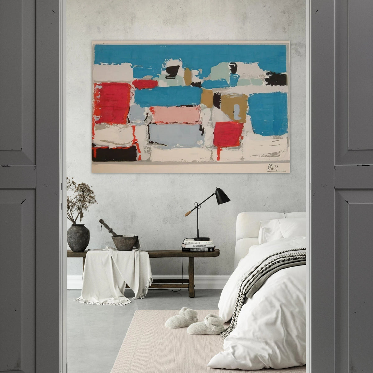 Méditerranée 01 - Art Informel Poster | Nicolas de Stael Poster | Nicolas De Stael Shop