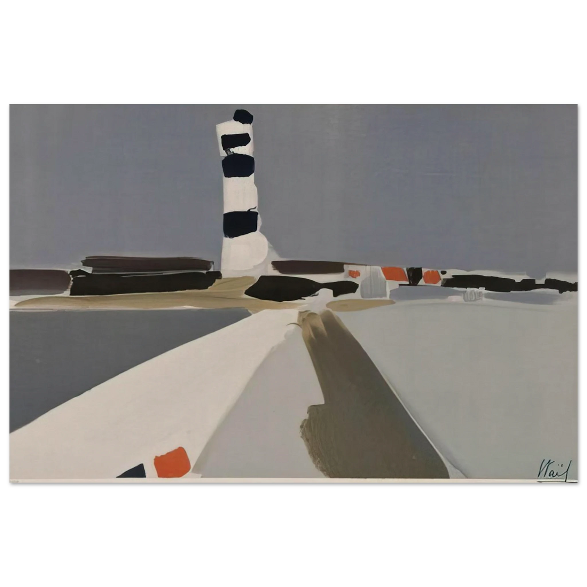 Le Phare - 1952 Poster | Nicolas de Stael Poster | Nicolas De Stael Shop