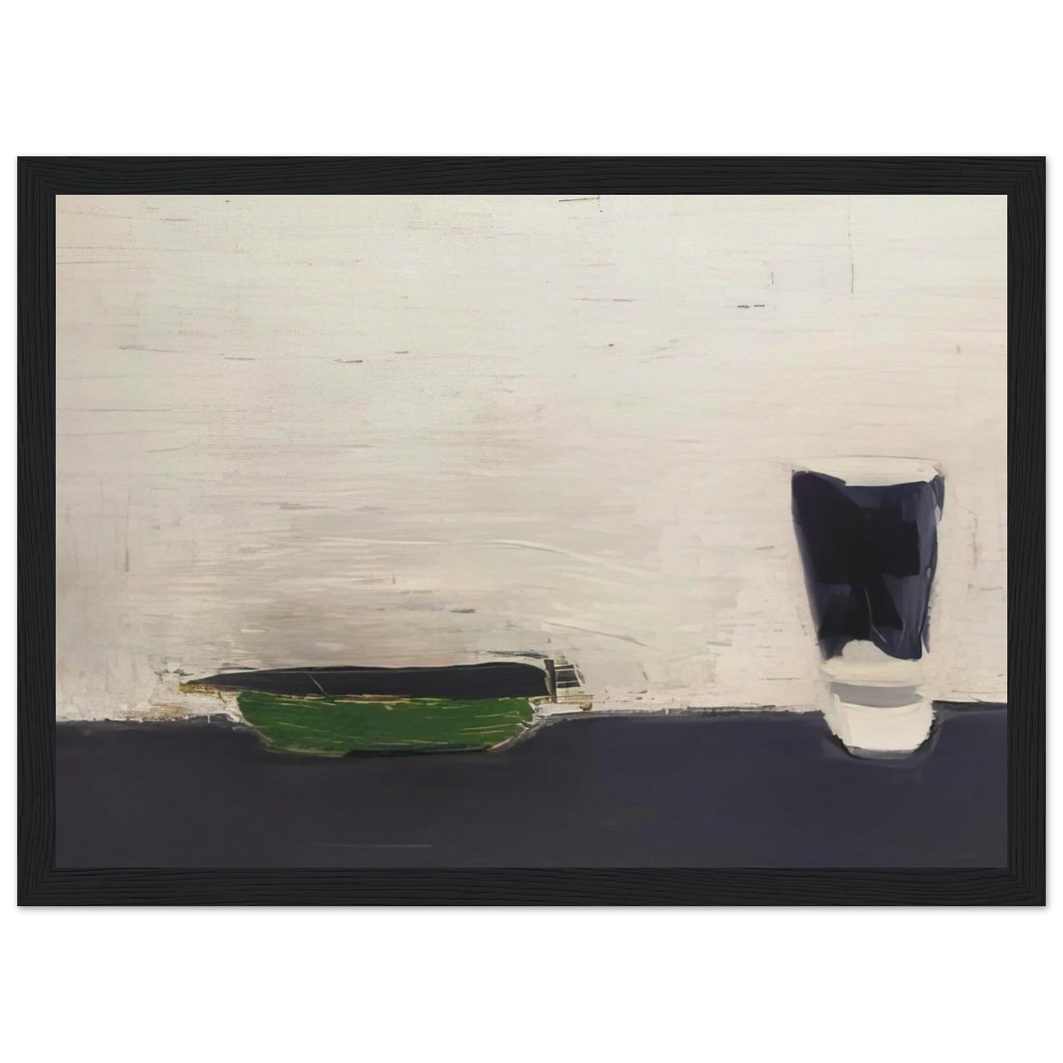 Nature morte au verre - 1954 Framed Poster | Nicolas de Stael Framed Prints Wall Art | Nicolas De Stael Shop
