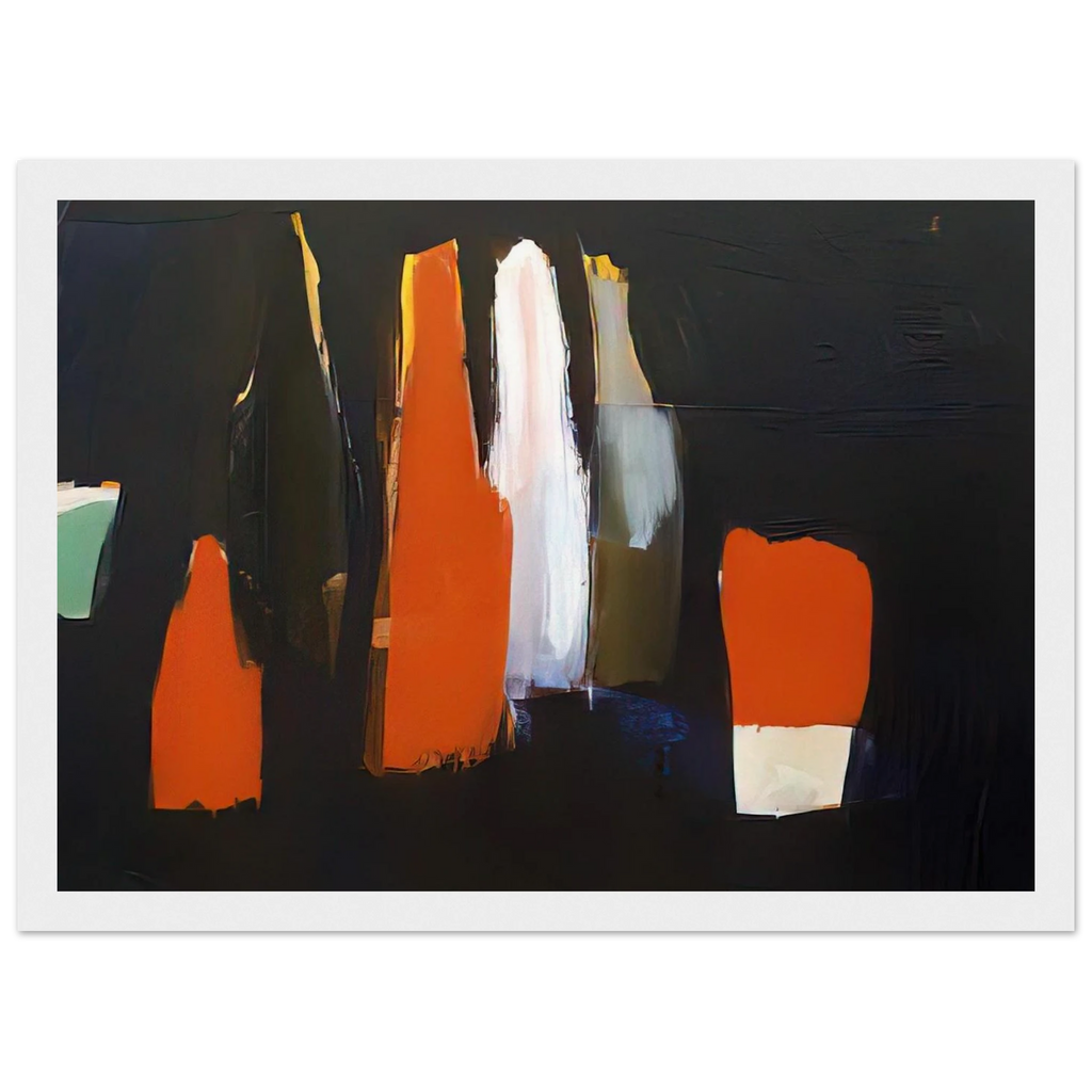 Bouteilles - Art Informel Framed Poster | Nicolas de Stael Framed Prints Wall Art | Nicolas De Stael Shop