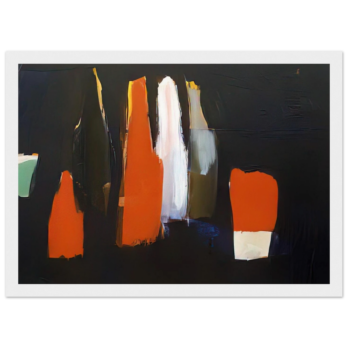 Bouteilles - Art Informel Framed Poster | Nicolas de Stael Framed Prints Wall Art | Nicolas De Stael Shop